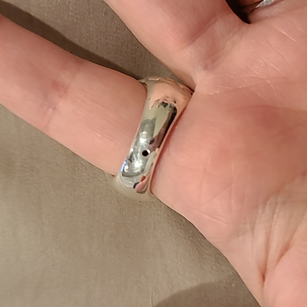 Sterling silver dome weave ring - Picture 3 of 7